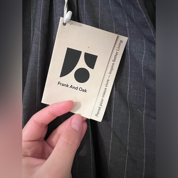 The Emma Pinstripe Pant Size 16 (Frank and Oak) - Picture 3 of 8